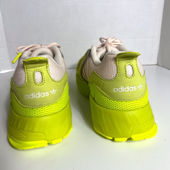 Adidas Gazelle Mens Neon Green/ Linen Sneaker  EE5031 - Picture 8 of 12